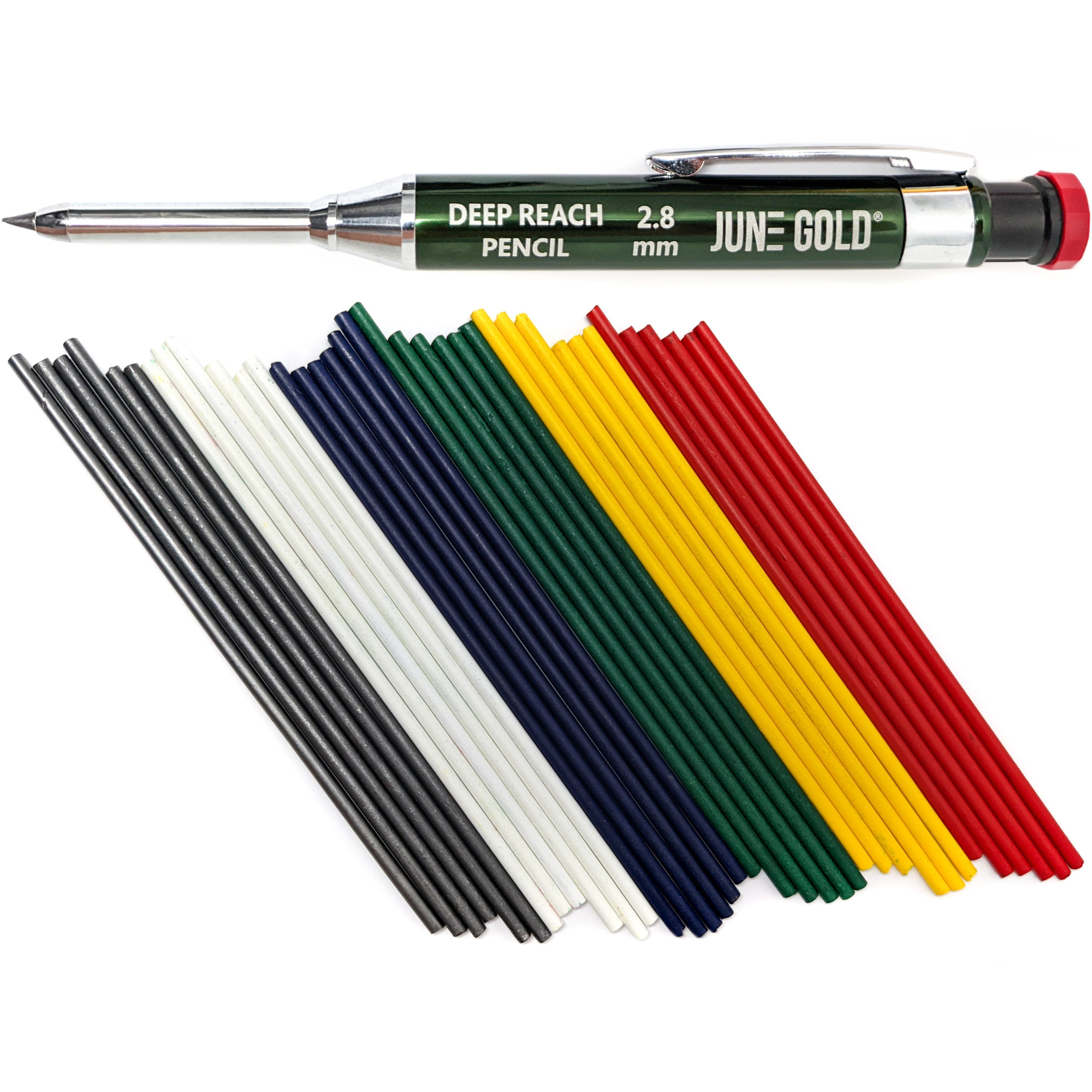 June Gold Deep Reach Mechanical Pencil With Refills