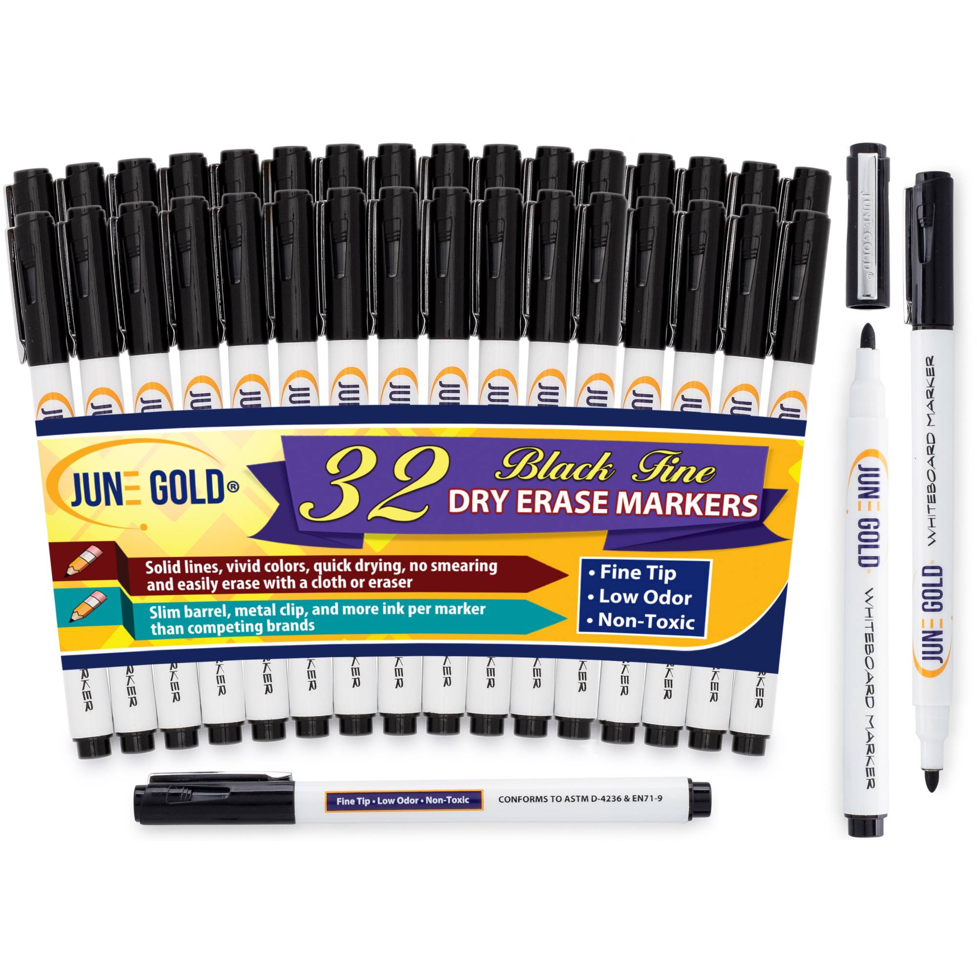 June Gold Dry Erase Markers
