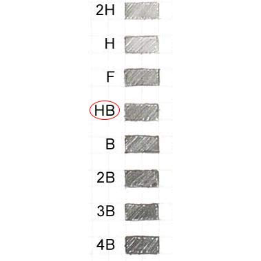 Graphite Refill Hardness Chart