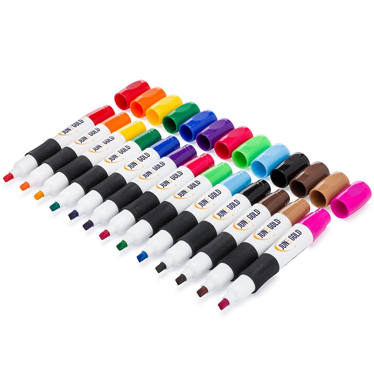 39 Pack of Assorted Colored Chisel Tip Dry Erase Markers June Gold