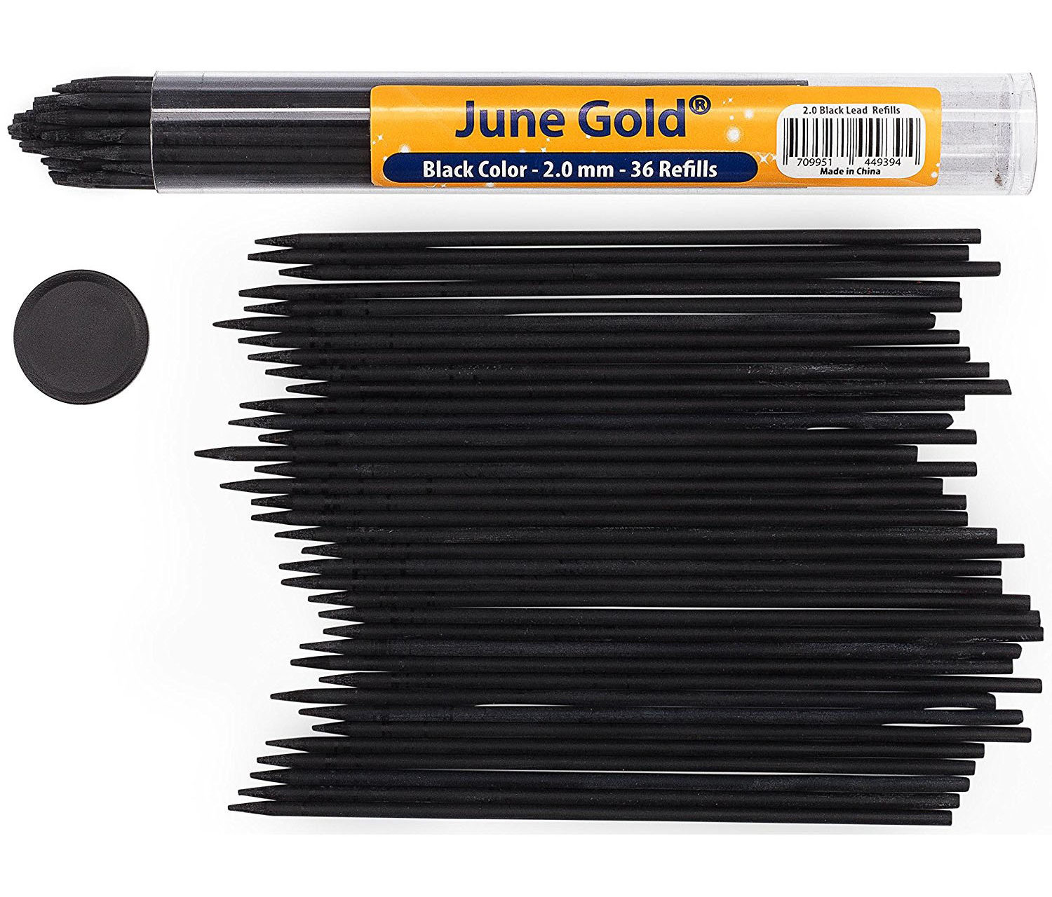 June Gold Colored Mechanical Pencils Refills