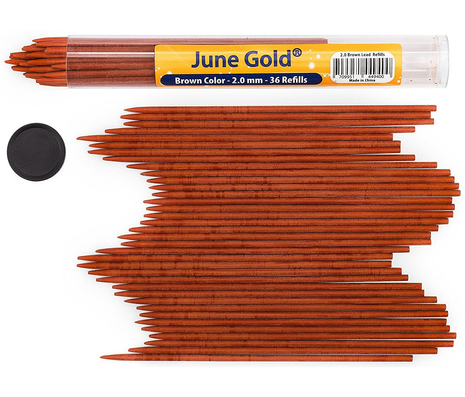 June Gold Colored Mechanical Pencils Refills