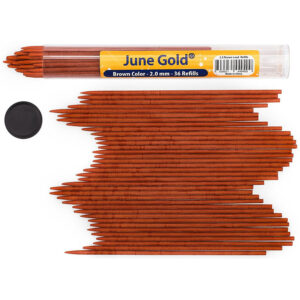 June Gold Colored Mechanical Pencils Refills