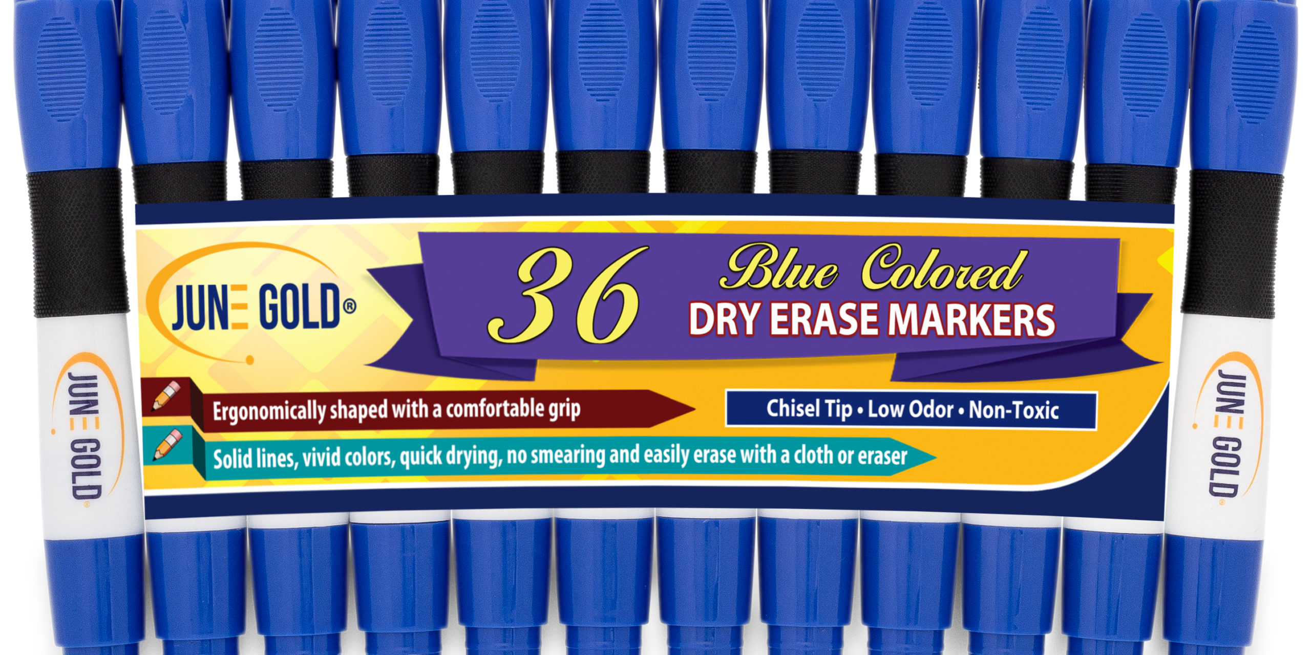 June Gold Dry Erase Markers