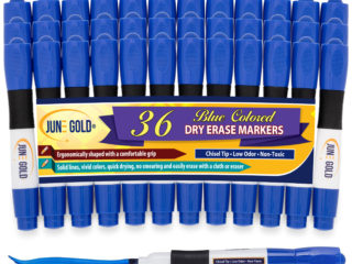 36 Pack of Blue Chisel Tip Dry Erase Markers