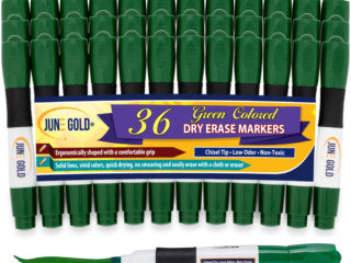 36 Pack of Green Chisel Tip Dry Erase Markers