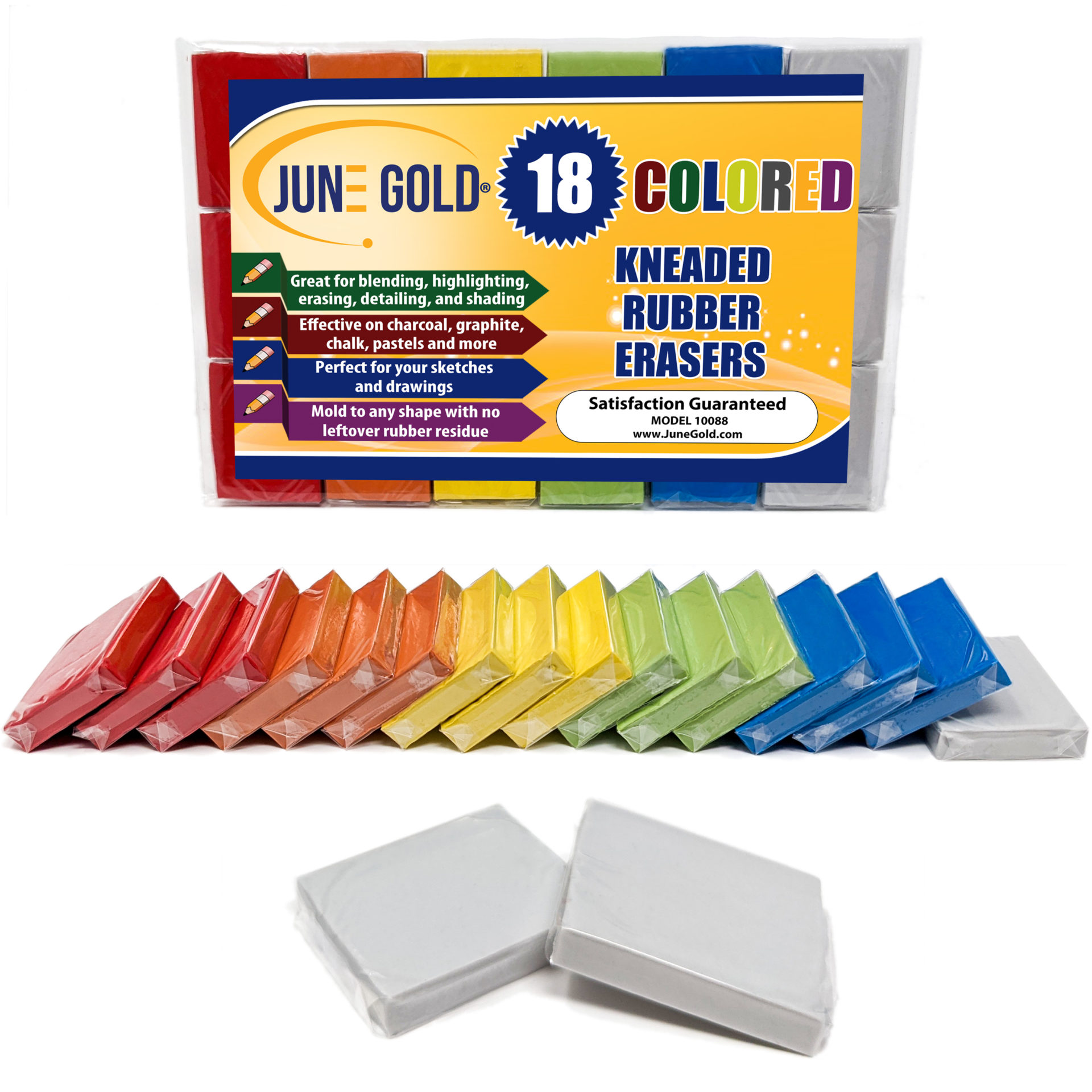 June Gold Kneaded Erasers