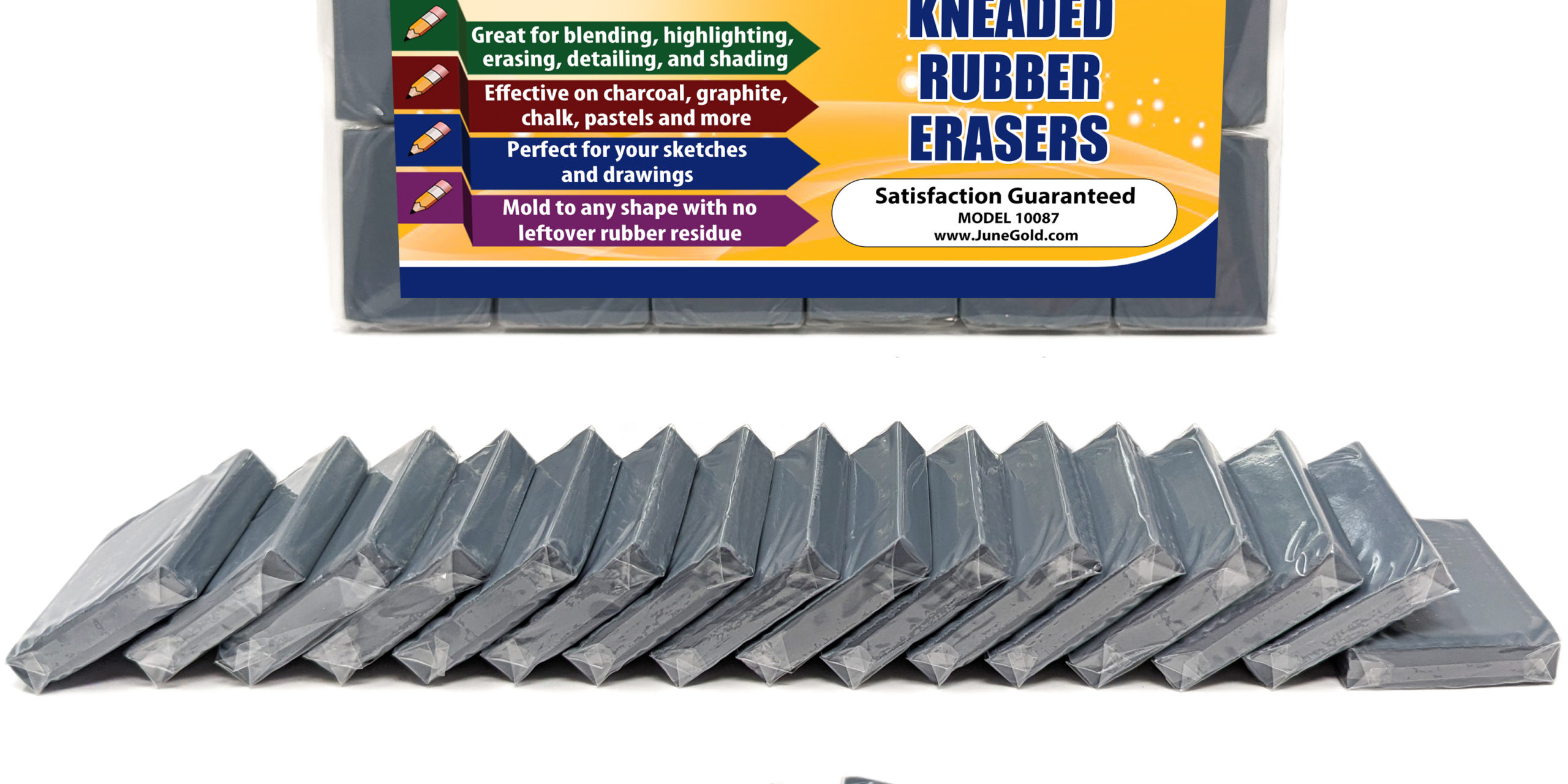 June Gold Kneaded Erasers