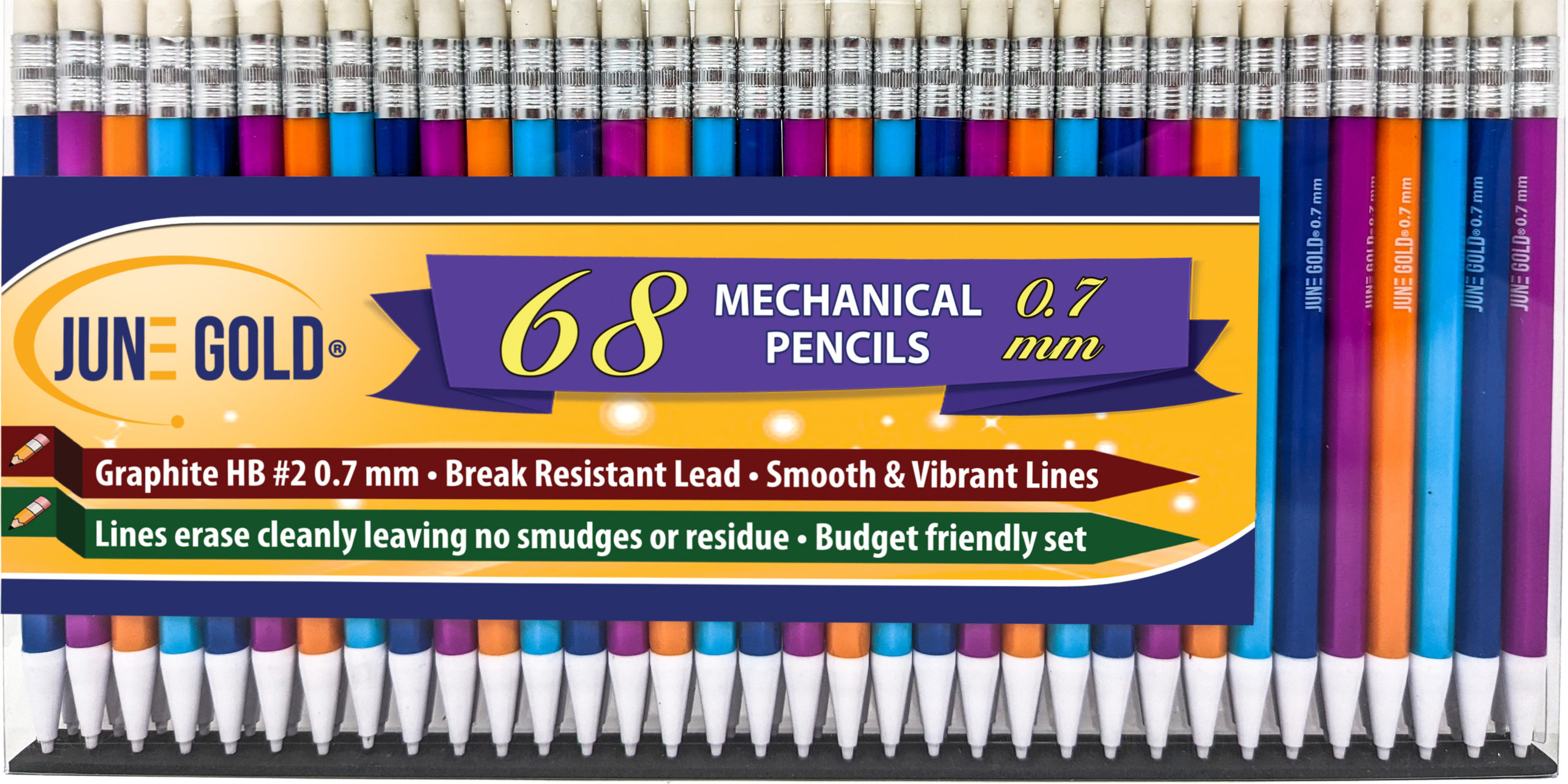 June Gold Mechanical Pencils
