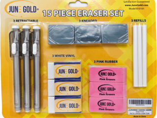 15 Piece Eraser Set