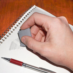 June Gold Kneaded Eraser hand erasing drawing