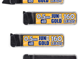 640 Pack of 0.5 mm 4B Graphite Lead Refills (4 Dispensers)