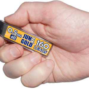 0.5mm4BHand Hand Holding June Gold Graphite Refills