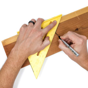 June Gold Deep Reach Markers writing on wood