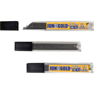 June Gold 0.7 mm Refills 3 Dispensers