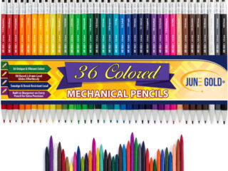 36 Pack of 2.0 mm Assorted Colored Mechanical Pencils