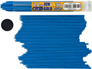 36 Pack of 2.0 mm Blue (Sky #117) Colored Lead Refills